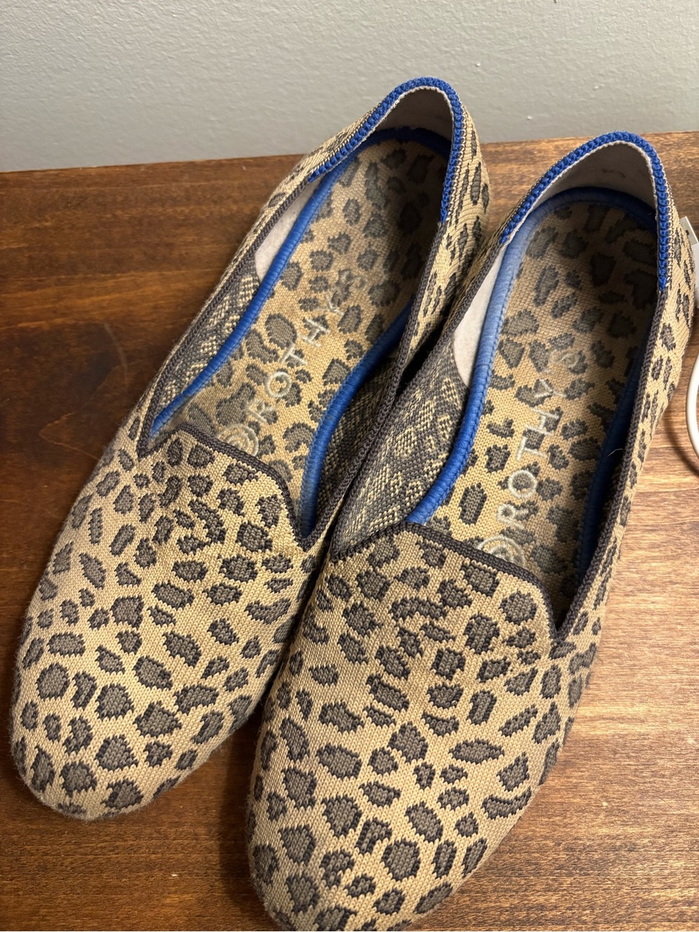 Rothy’s Discontinued Mocha Spot Cheetah Print The Loafer
